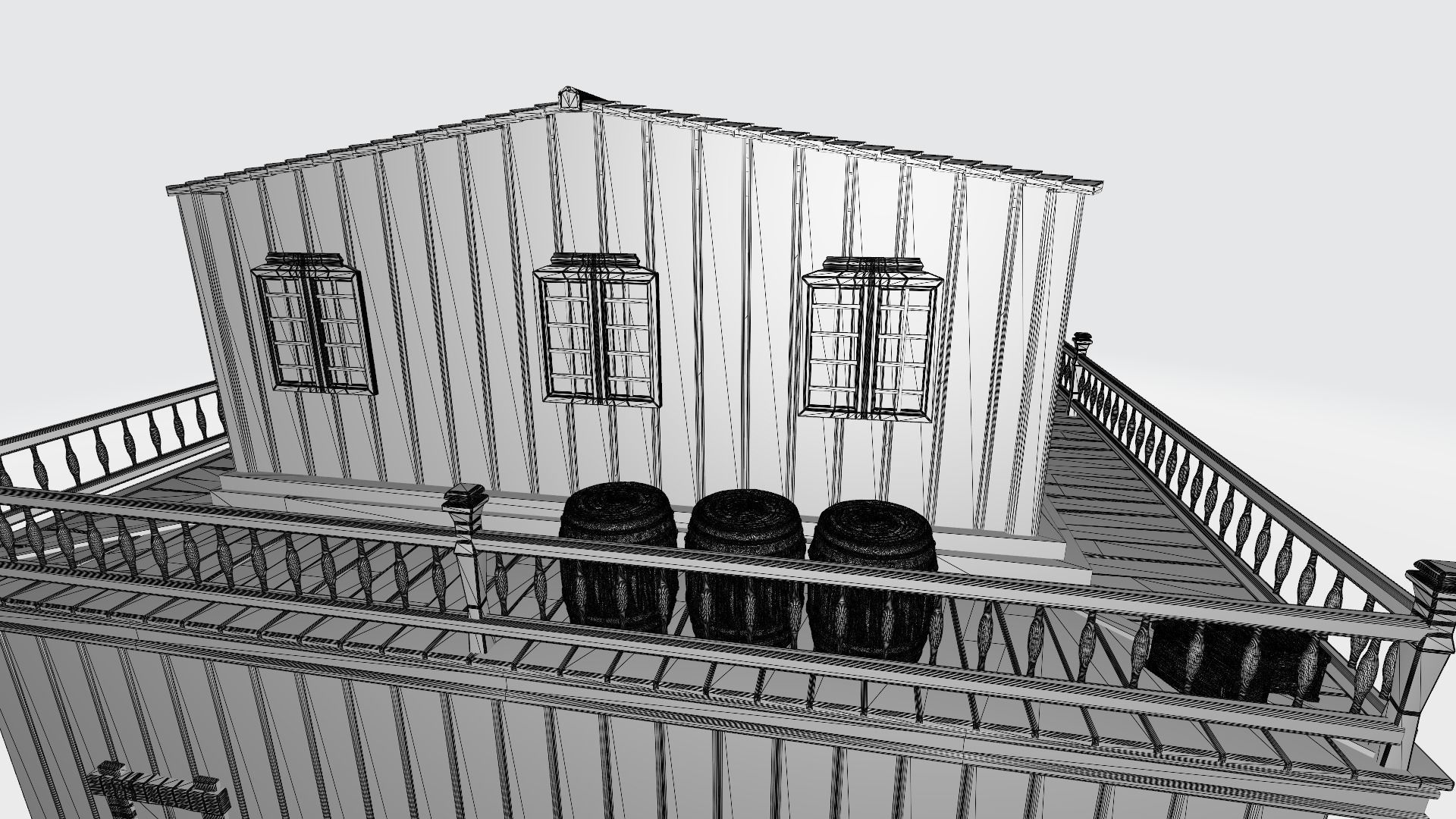 West wild hotel 3D print model_6