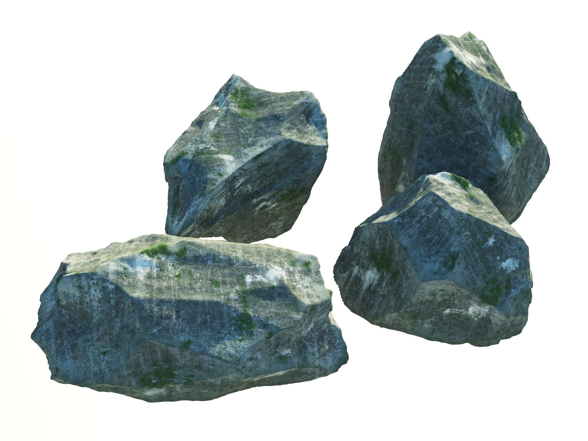 Rock and Beach  - Foam Bay  3D model_13