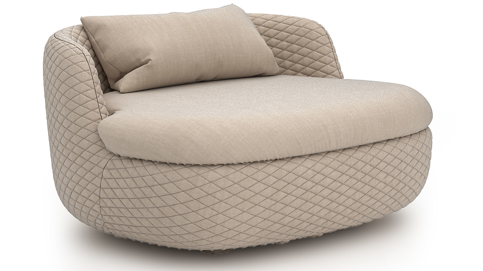 Moooi Armchair 3D model_1