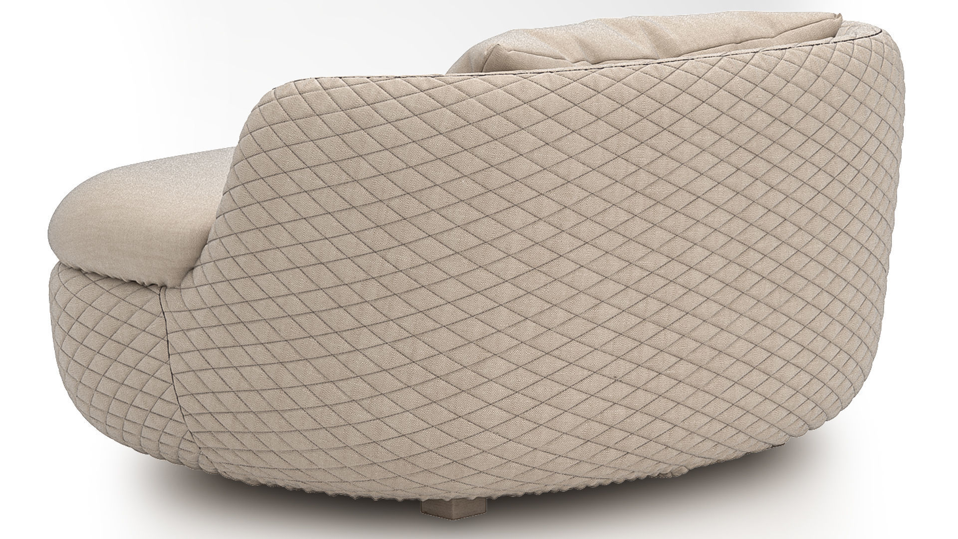 Moooi Armchair 3D model_2