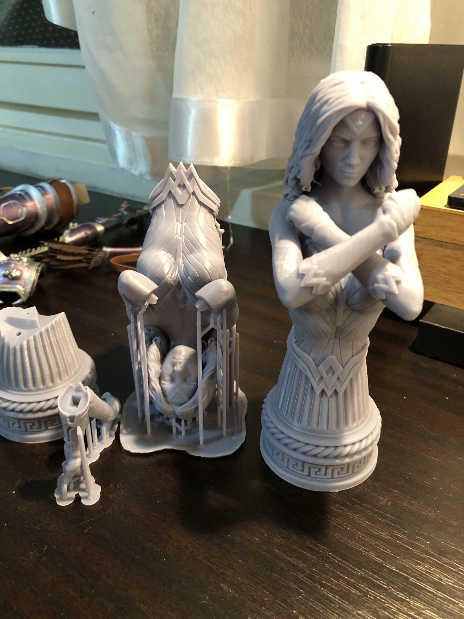 Wonder woman Bust Free 3D print model_18