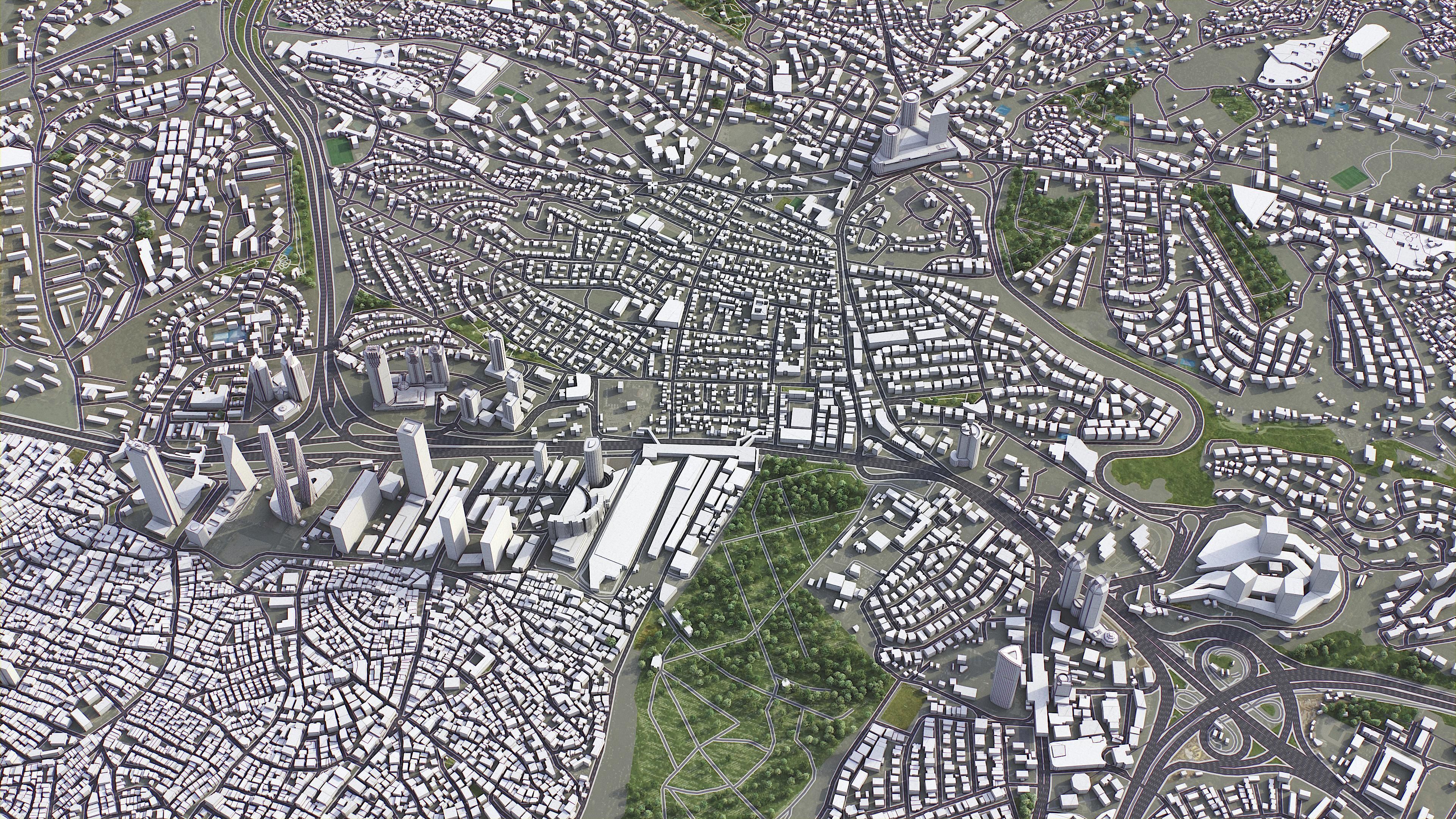 Istanbul Low-poly 3D model_17