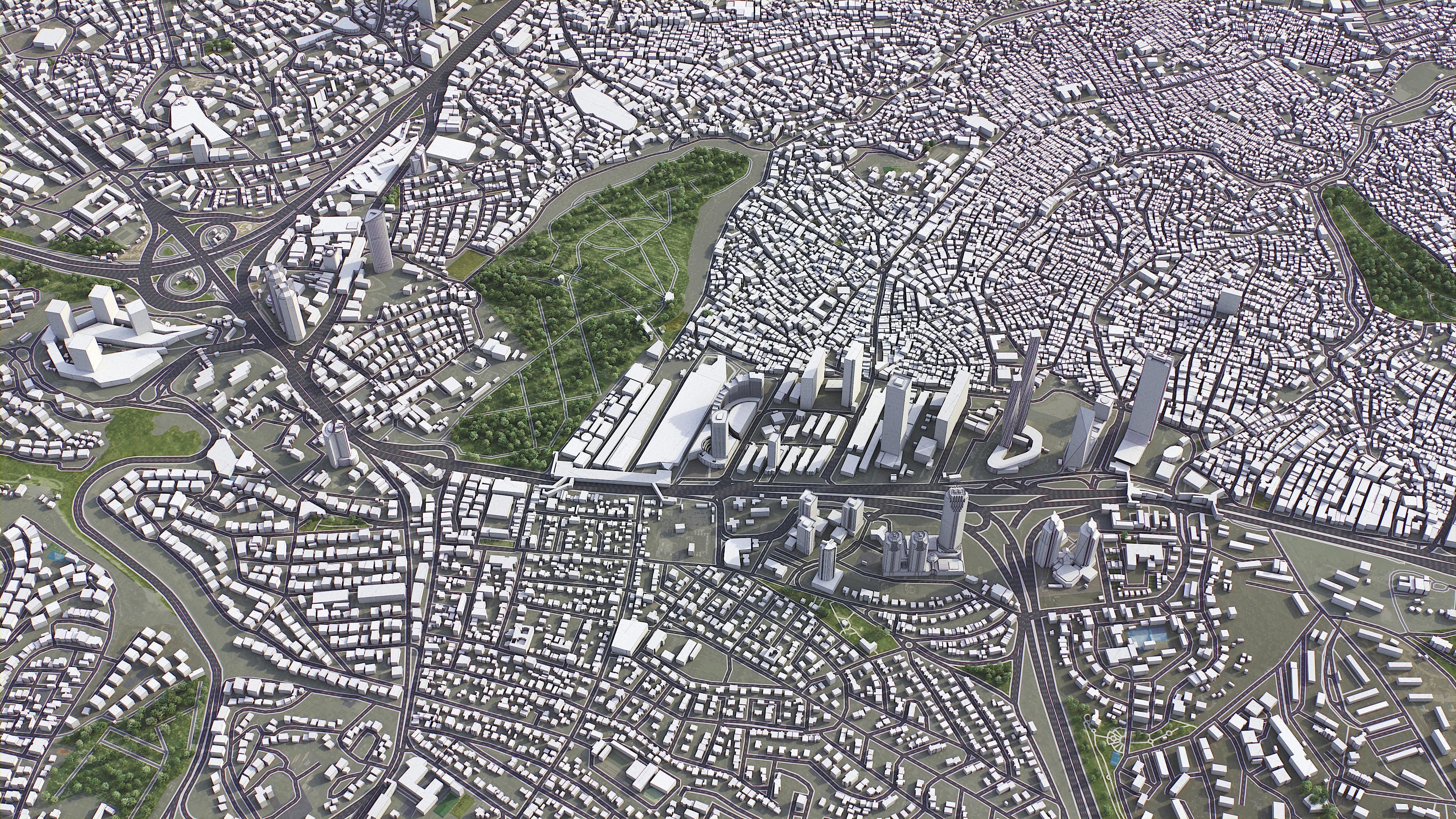 Istanbul Low-poly 3D model_18