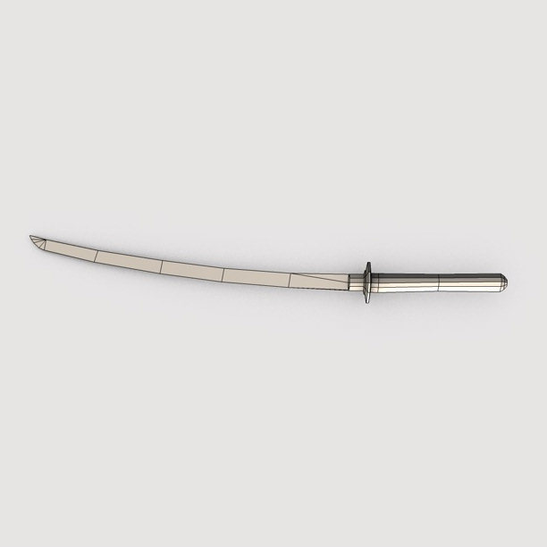 Katana Sword 3D model_5