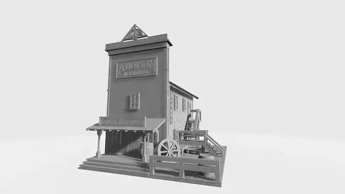 Wild west hardware 3D print model