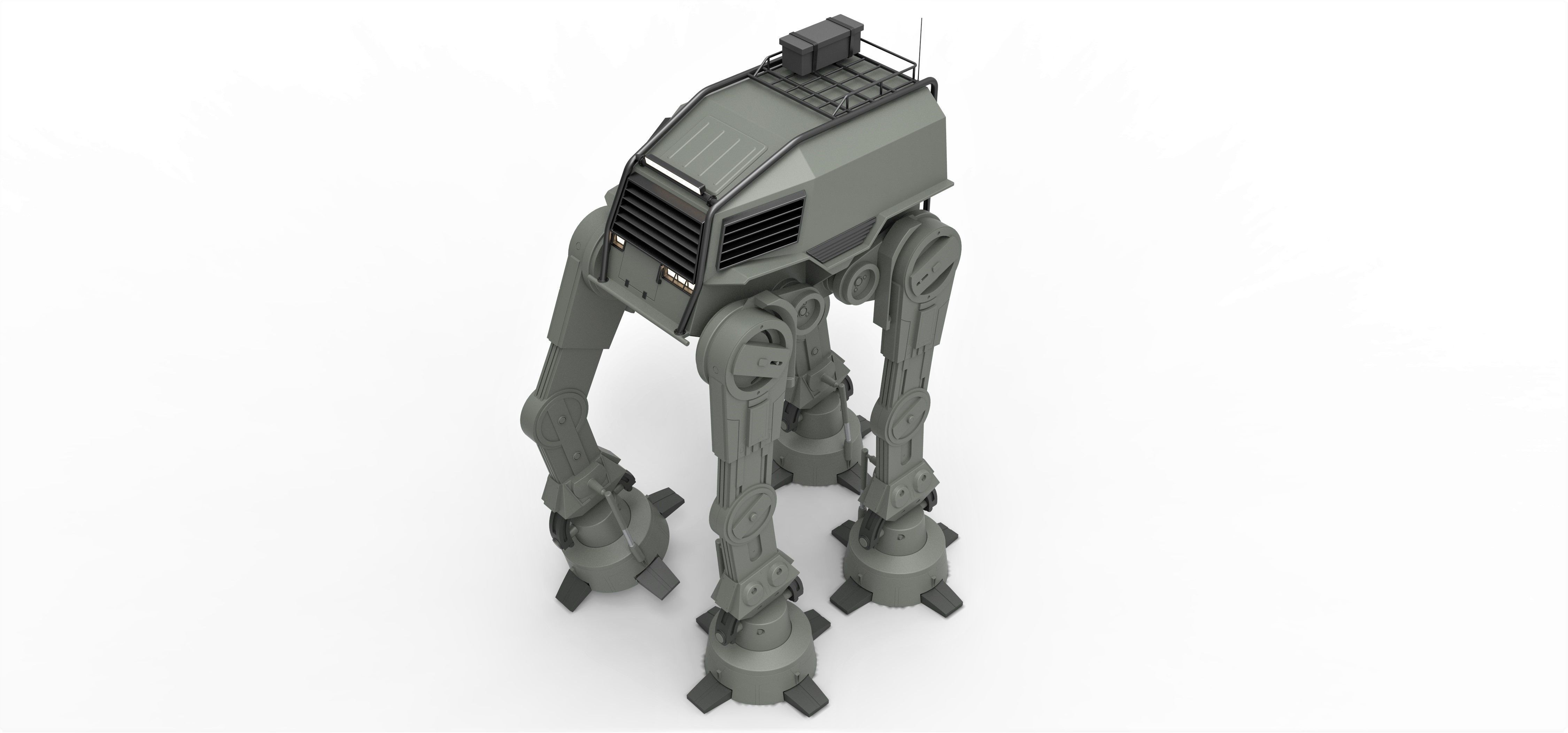 Concept walker for zombie apocalypses 2 3D model_2