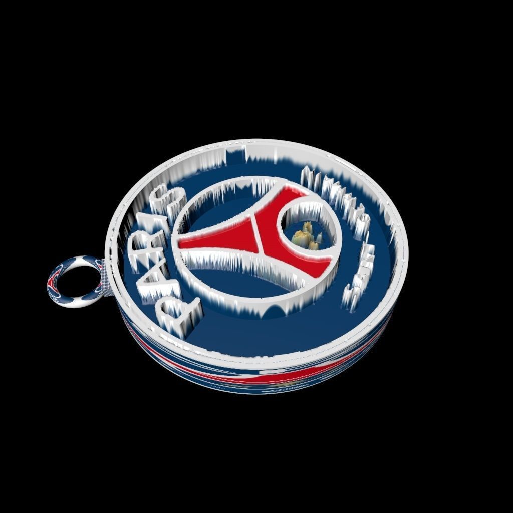 PSG keychain 3D print model_6