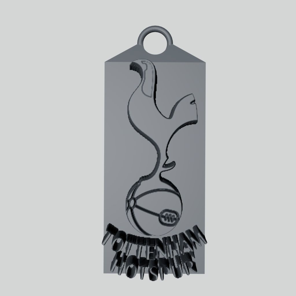 tottenham Hotspurs keychain 3D print model_4