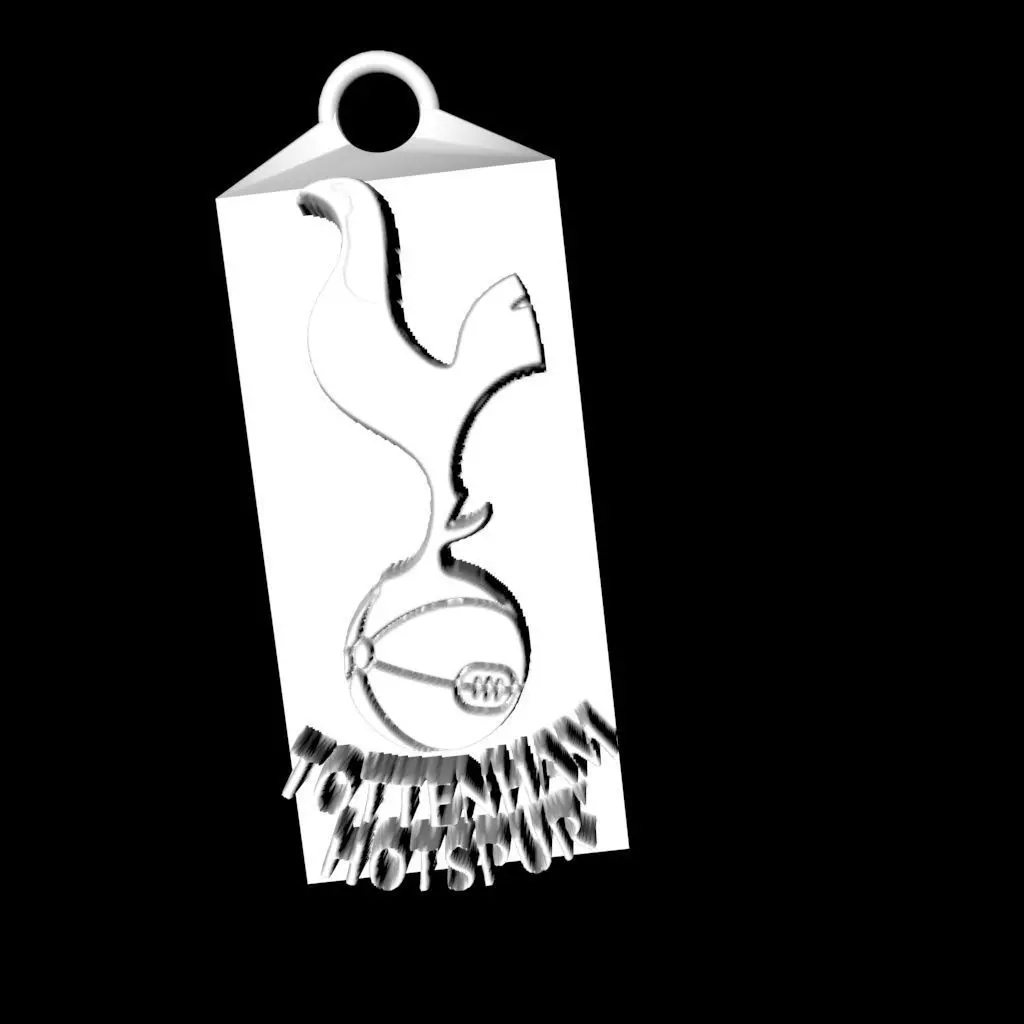 tottenham Hotspurs keychain 3D print model_0