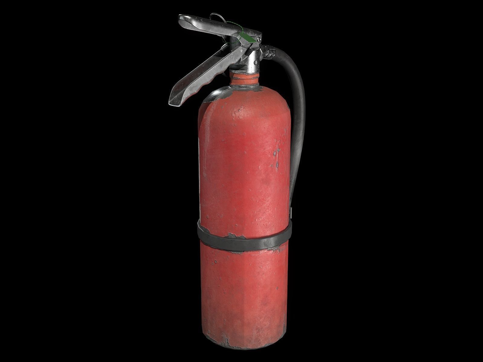 Fire extinguisher Low-poly 3D model_7