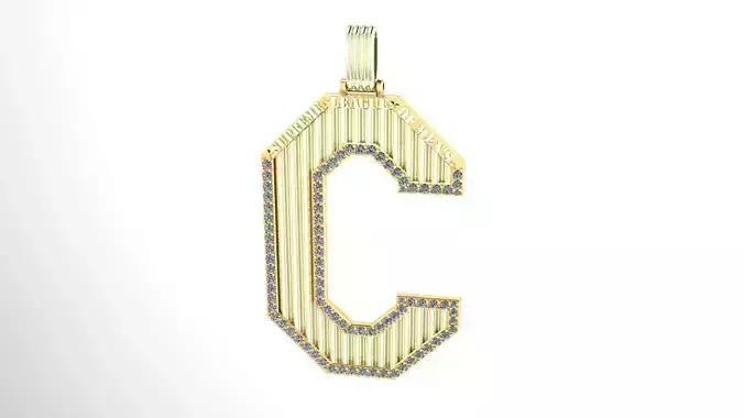 Pedant Letter C SUPREME LEAGUE OF MAN S