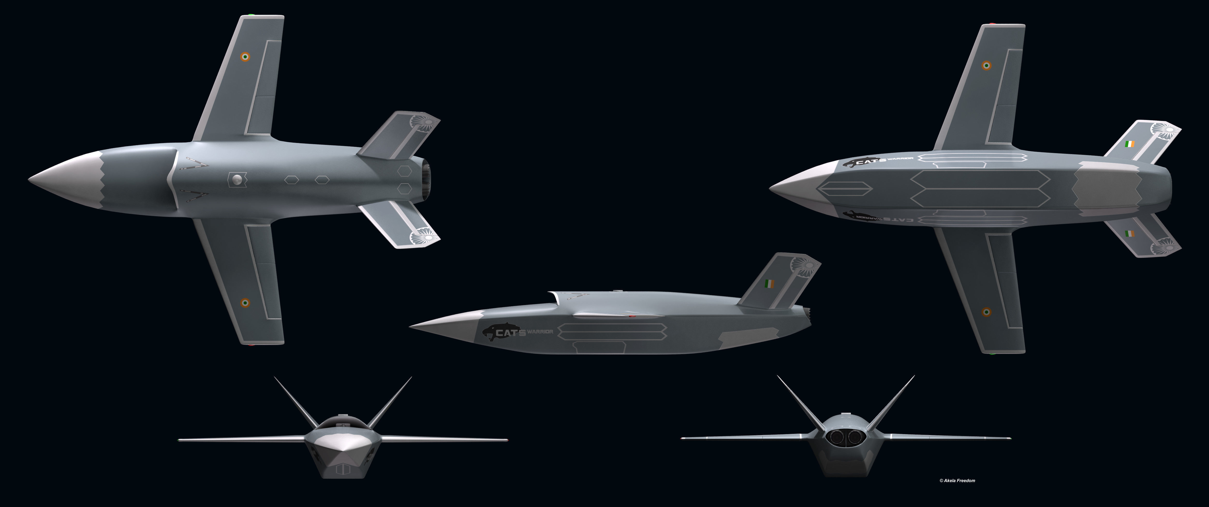 CATS Warrior 3D model_8