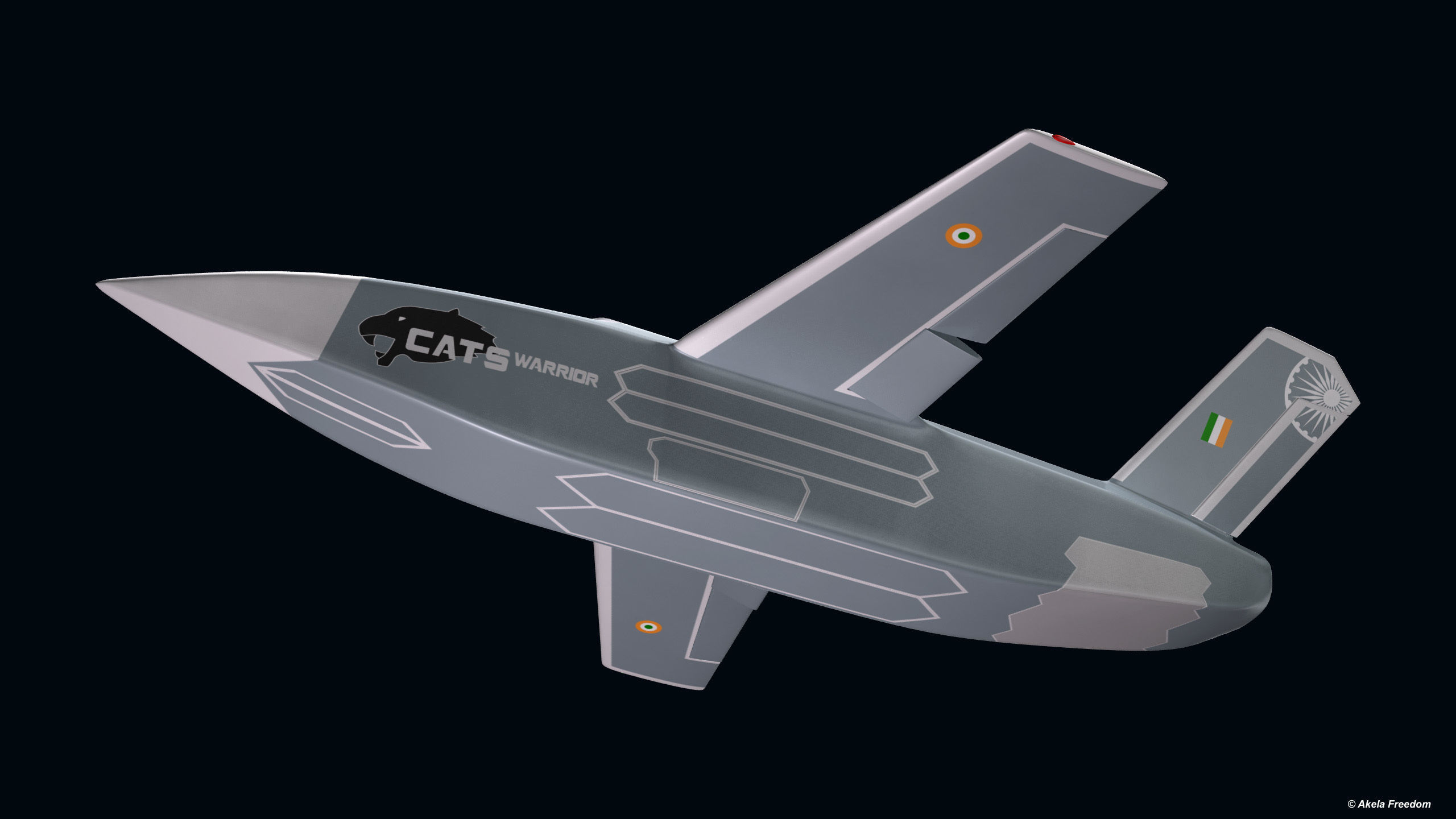 CATS Warrior 3D model_5