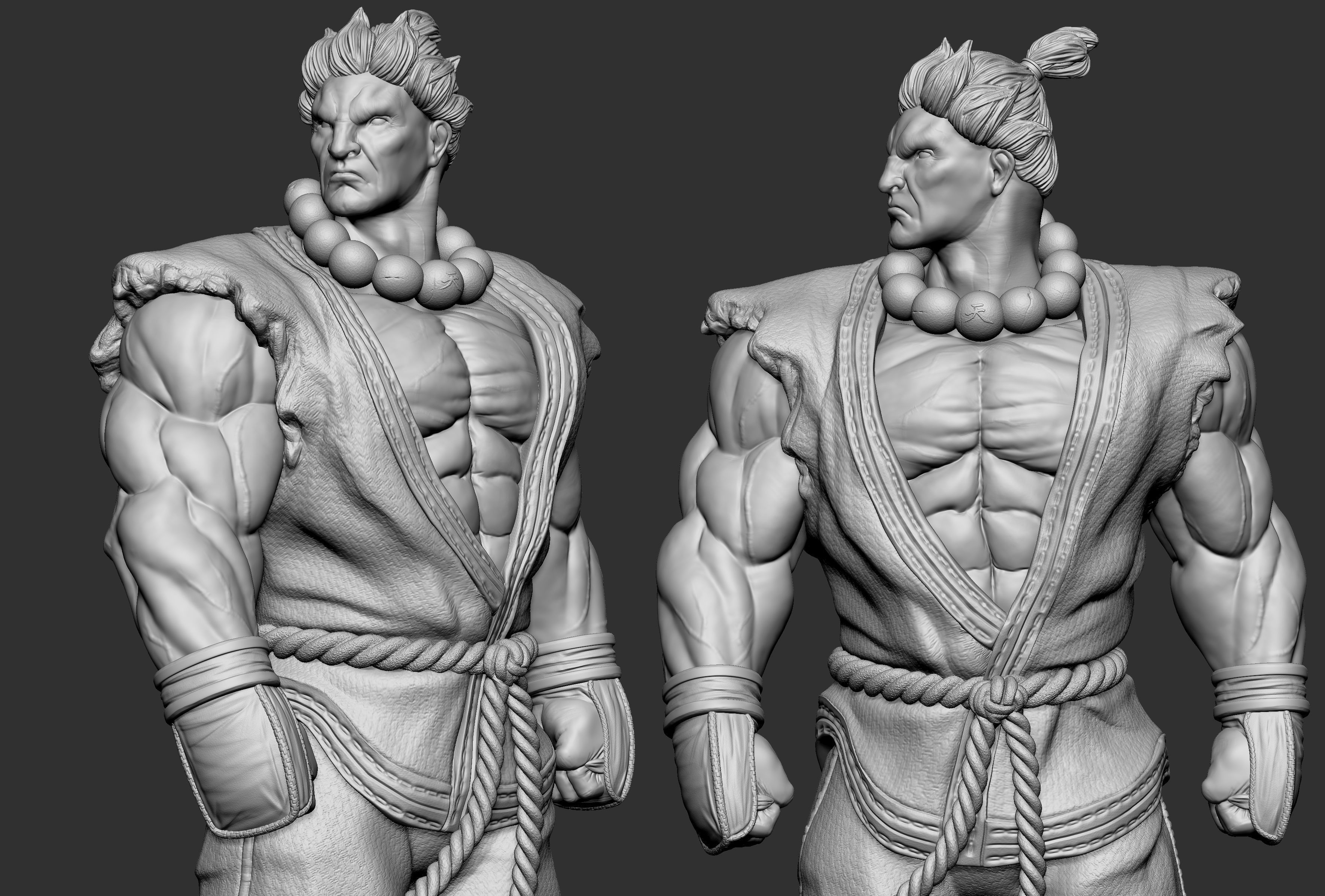 Street Fighter Akuma 3D print model_3