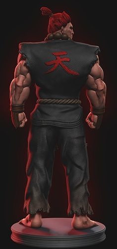 Street Fighter Akuma 3D print model