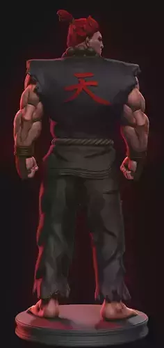Street Fighter Akuma 3D print model