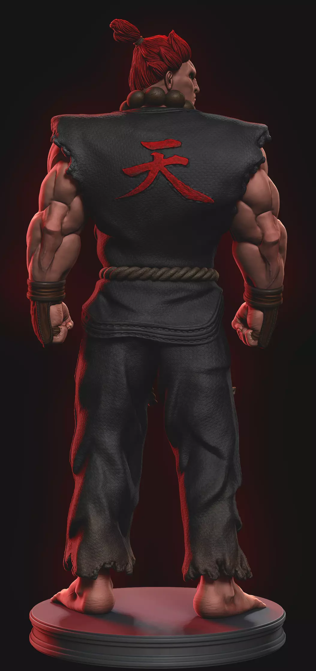 Street Fighter Akuma 3D print model_0