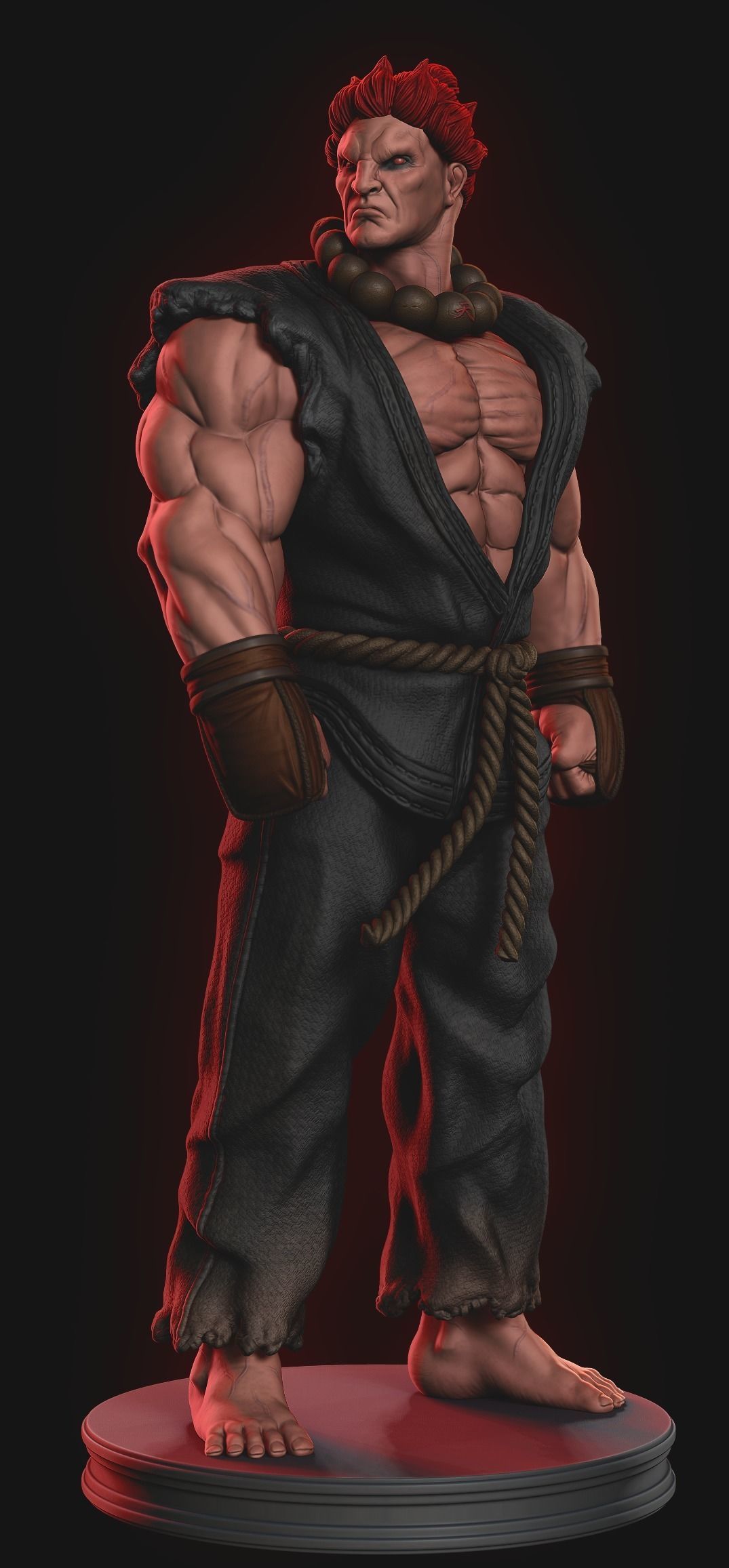 Street Fighter Akuma 3D print model_2