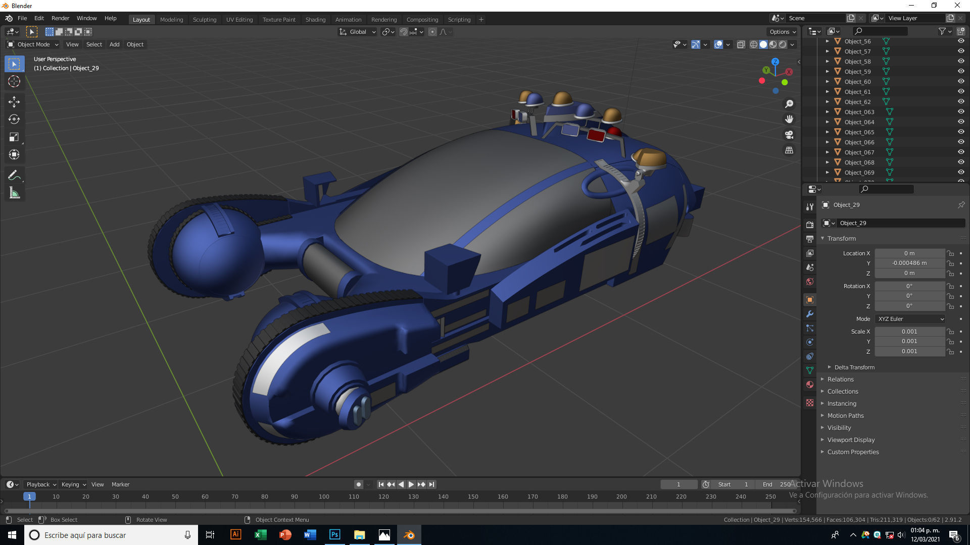 Bladerunner Original Spinner Low-poly 3D model_15