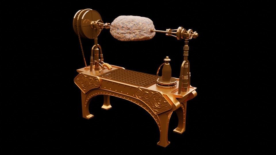 Jabbas Throne Room - Throne Areas - Complete set  1-12 scale 3D Model Collection_5