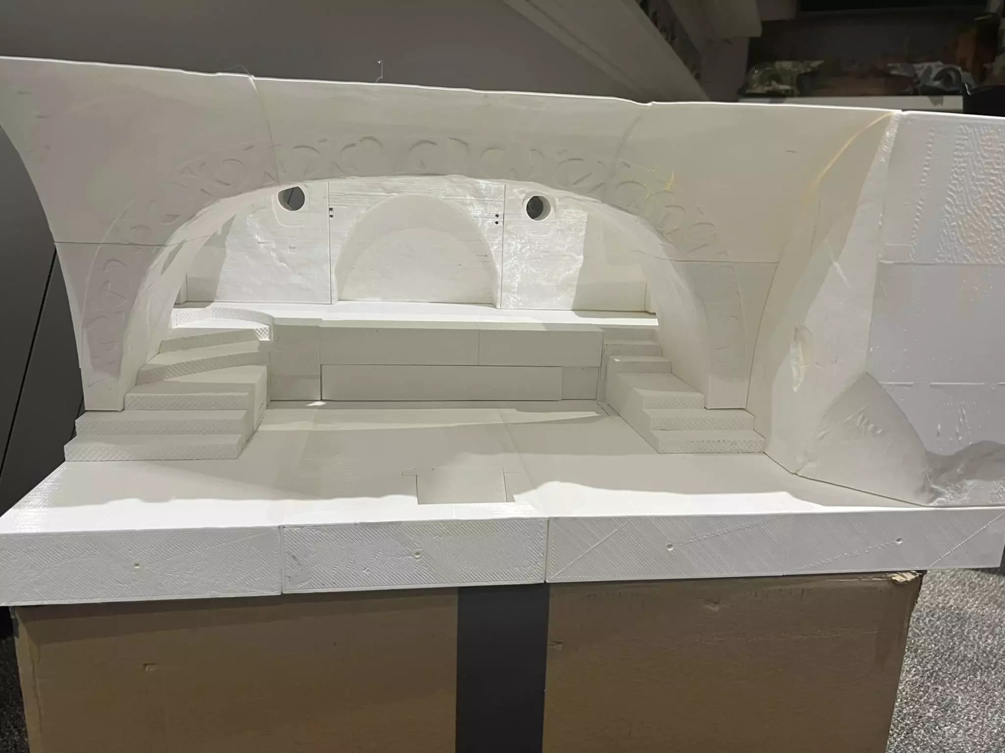 Jabbas Throne Room - Throne Areas - Complete set  1-12 scale 3D Model Collection_9