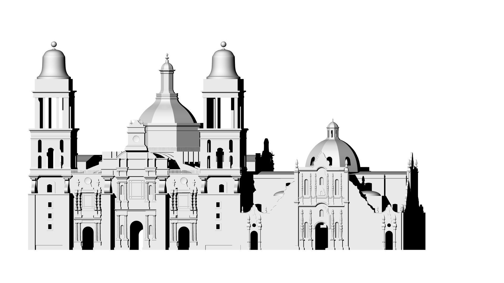 Catedral Metropolitana De La Ciudad De México Dibujo