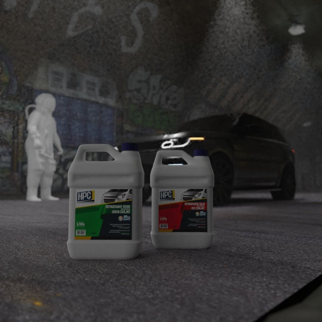 Gallon 3L 3D model_3