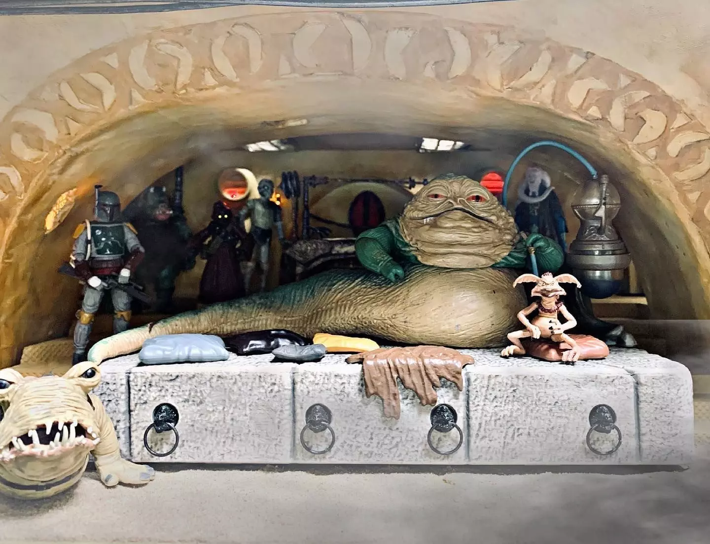 Jabbas Throne Room - Throne Areas - Complete set  1-6 scale 3D Model Collection_8