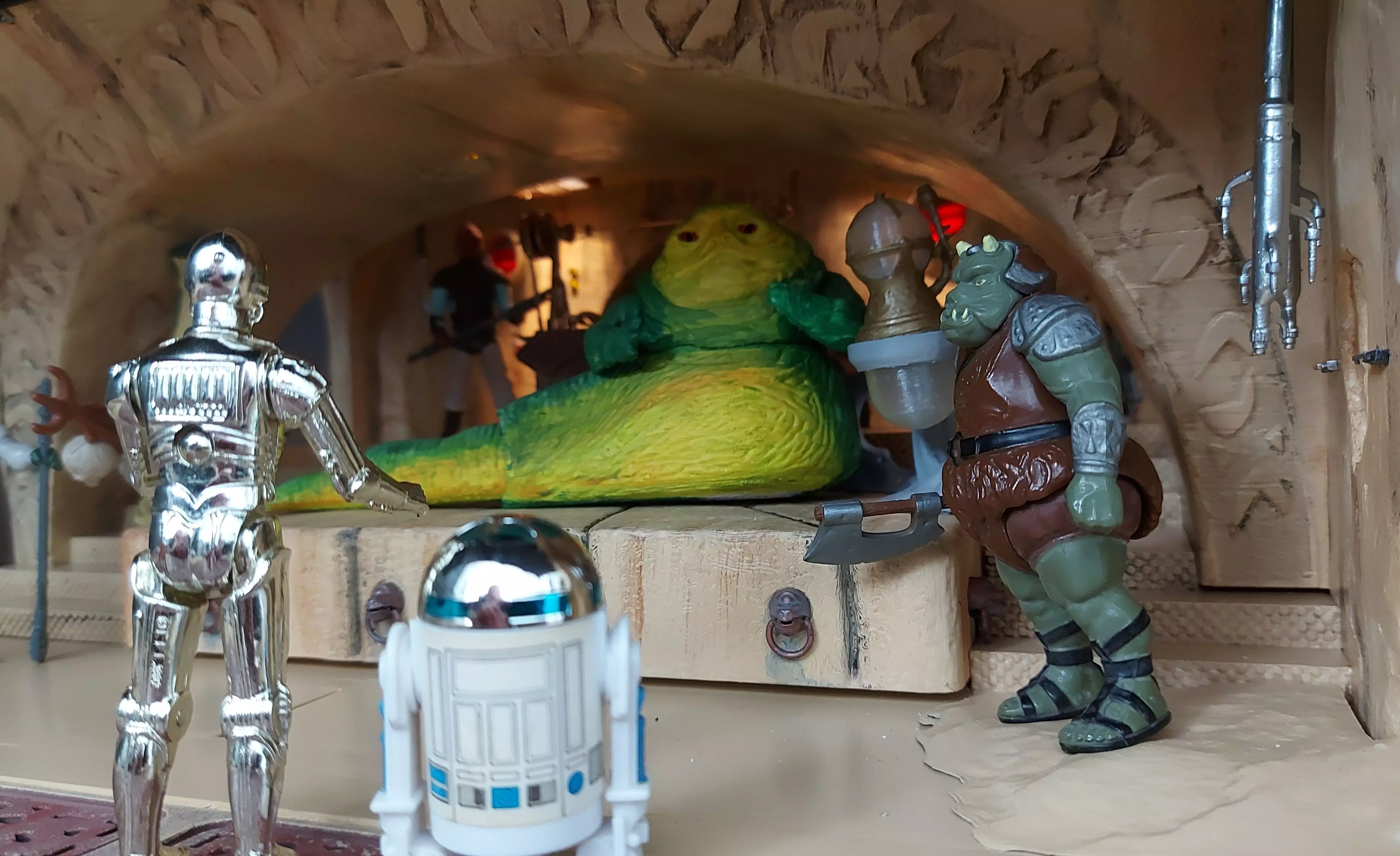 Jabbas Throne Room - Throne Areas - Complete set  1-6 scale 3D Model Collection_12