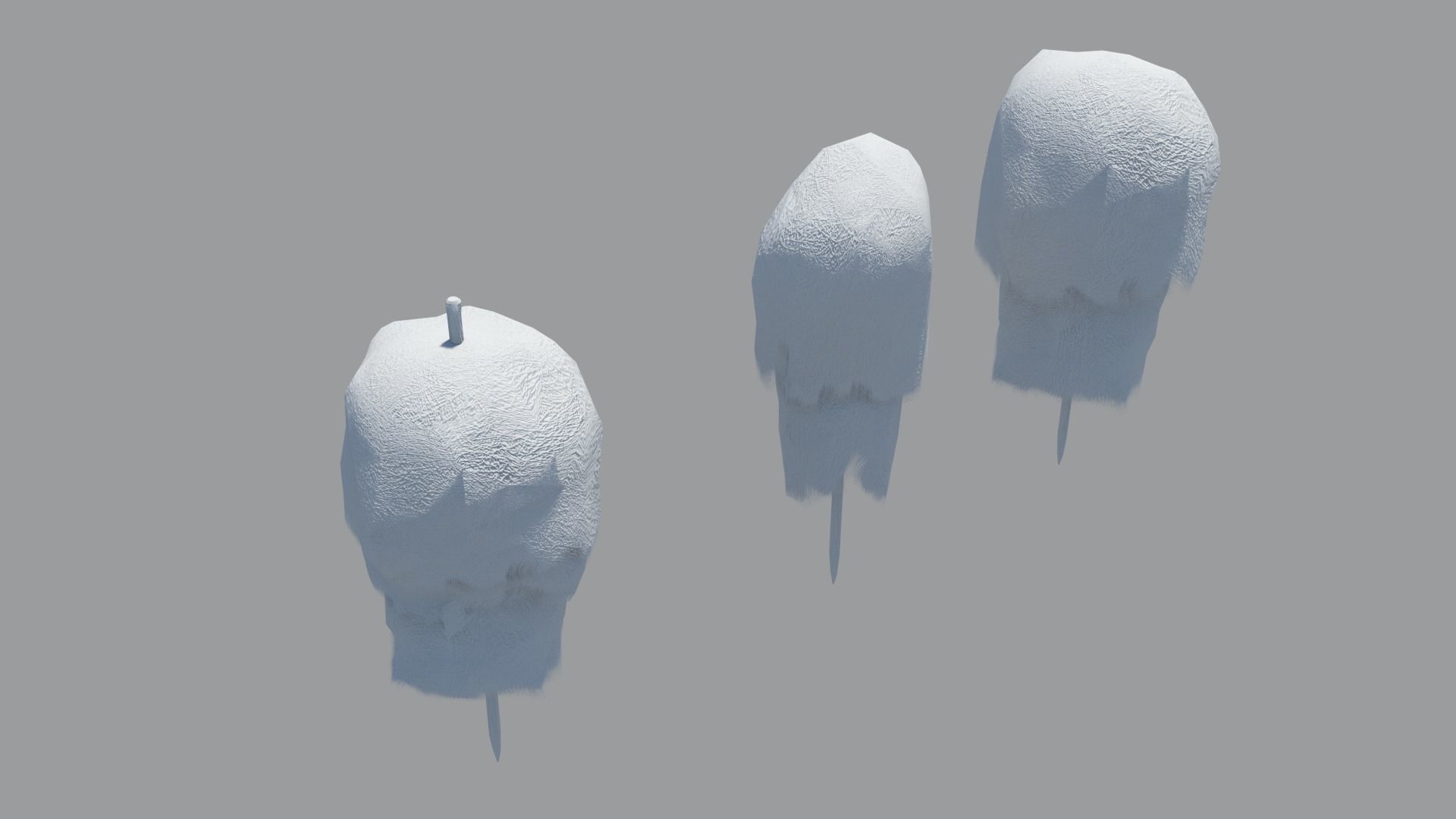 Historic hay rack Low-poly 3D model_21