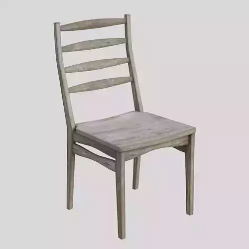 Chair - aged wood  