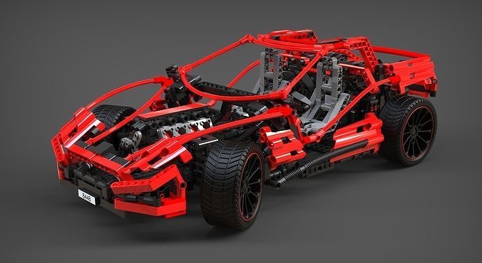 LEGO TECHNIC 8448 Super Street Sensation 3D model | CGTrader