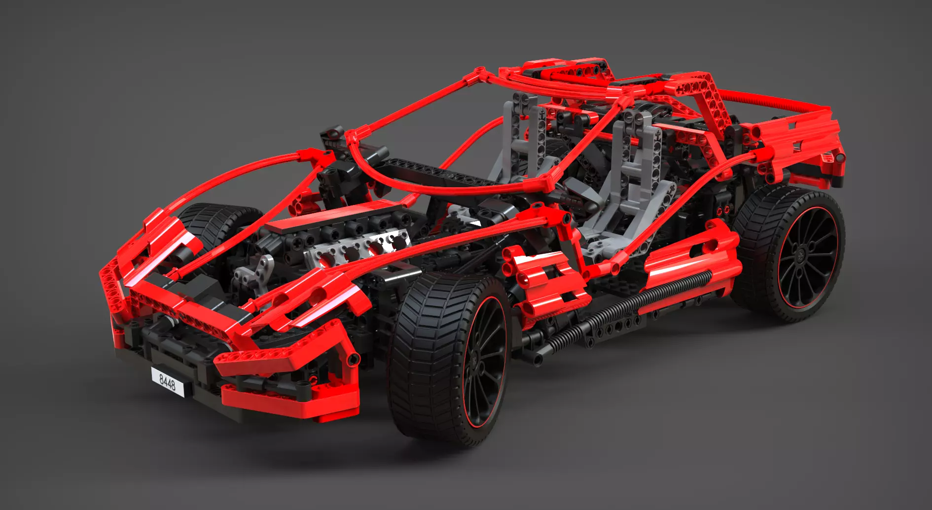 LEGO TECHNIC 8448 Super Street Sensation 3D model_0