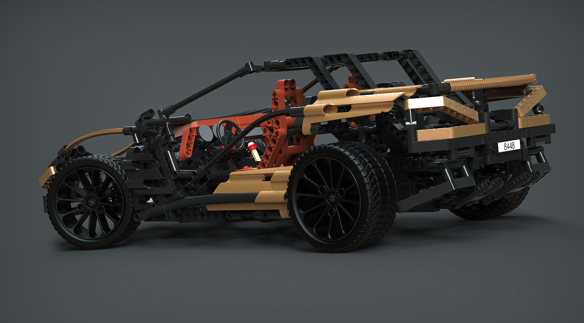 LEGO TECHNIC 8448 Super Street Sensation 3D model_5
