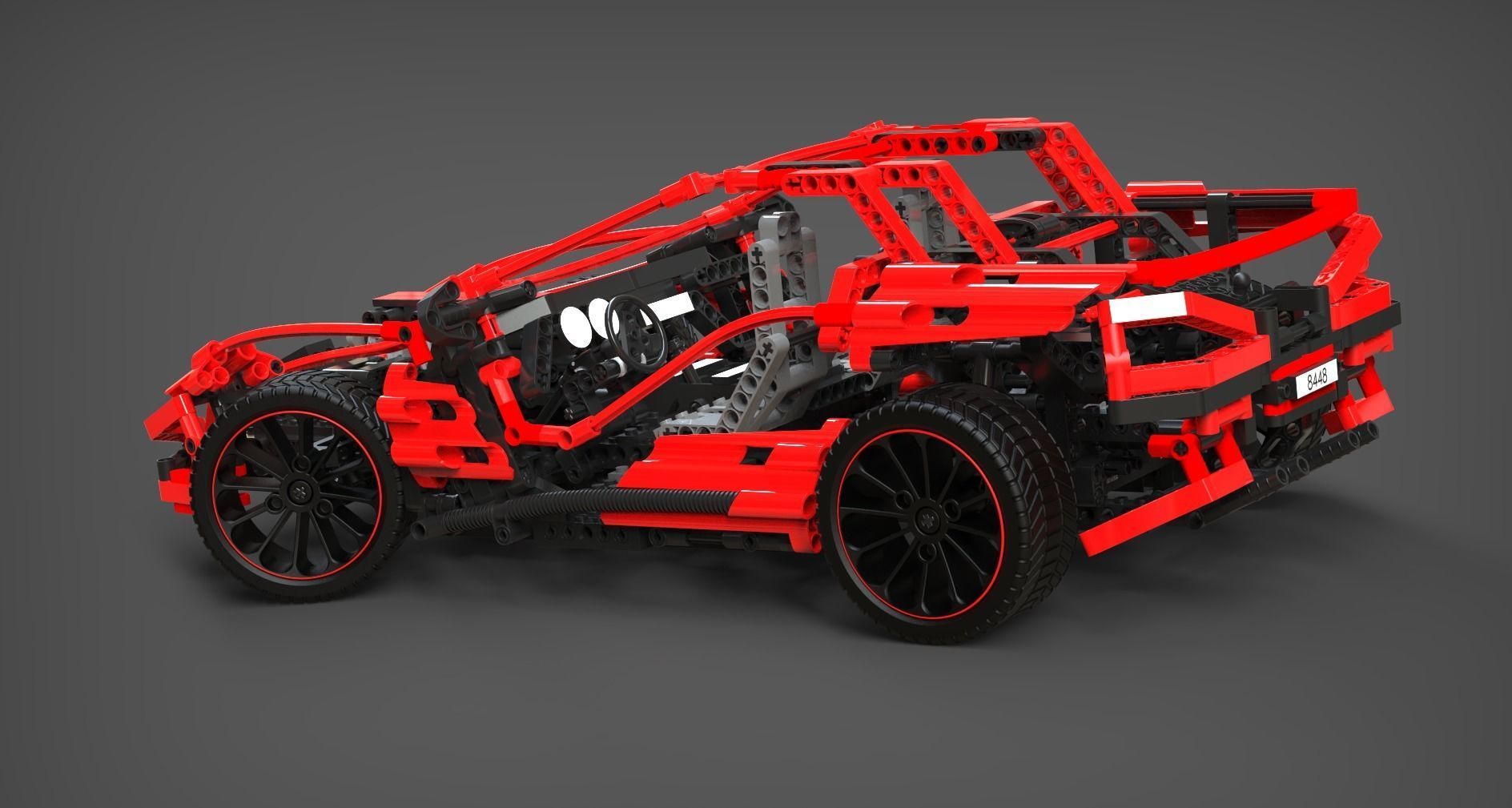 LEGO TECHNIC 8448 Super Street Sensation 3D model_1