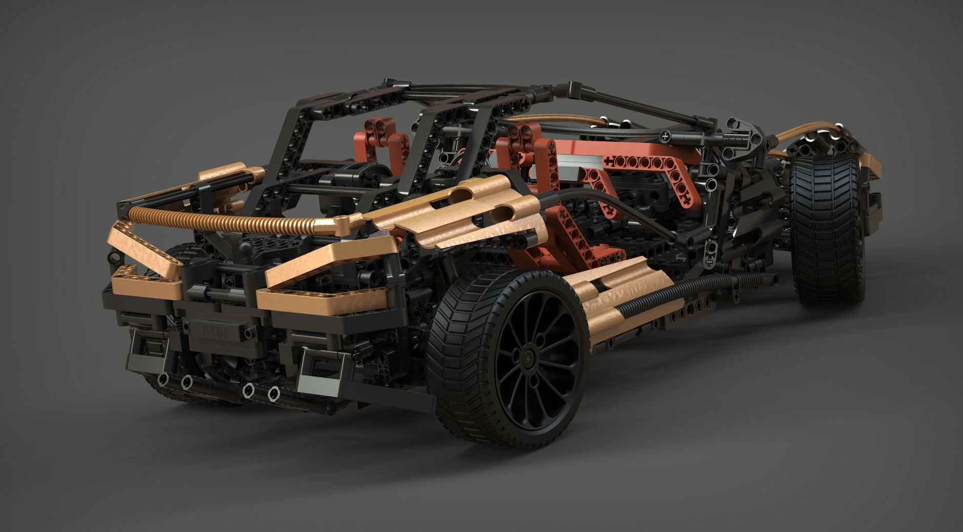 LEGO TECHNIC 8448 Super Street Sensation 3D model_7