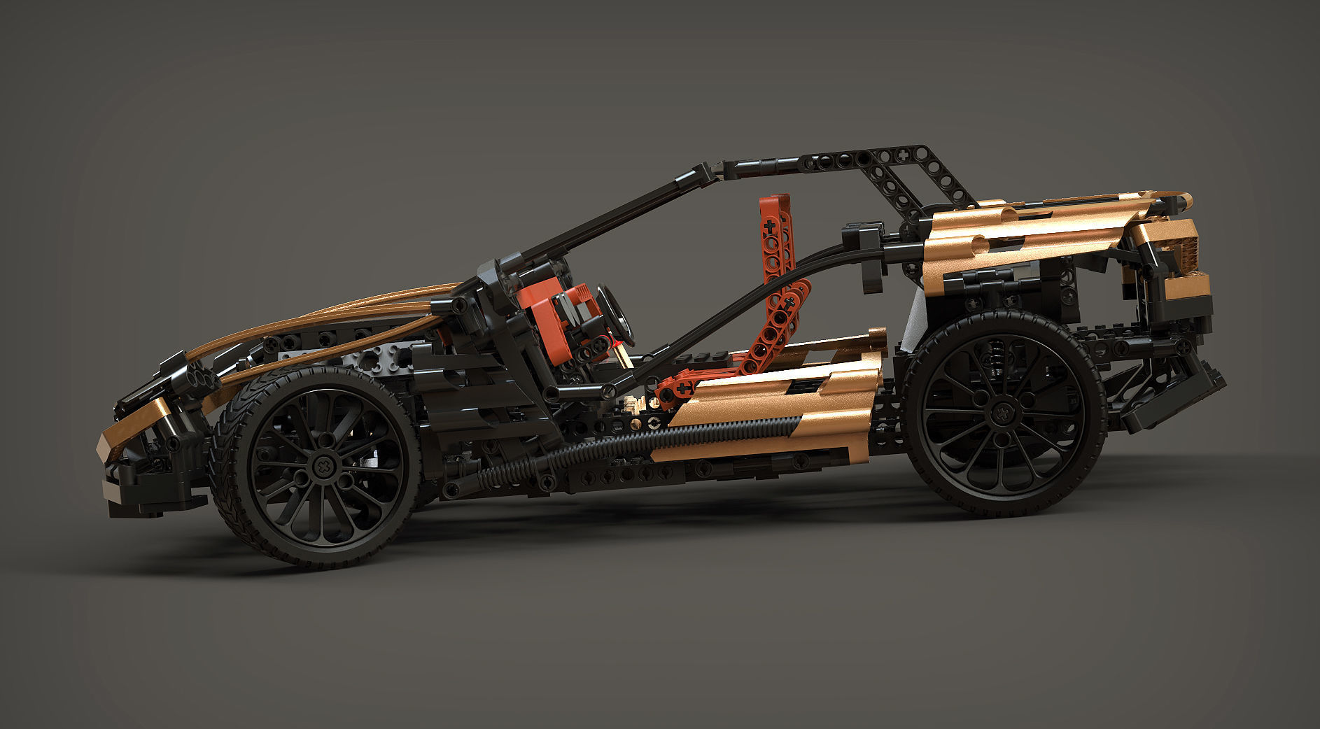 LEGO TECHNIC 8448 Super Street Sensation 3D model_6