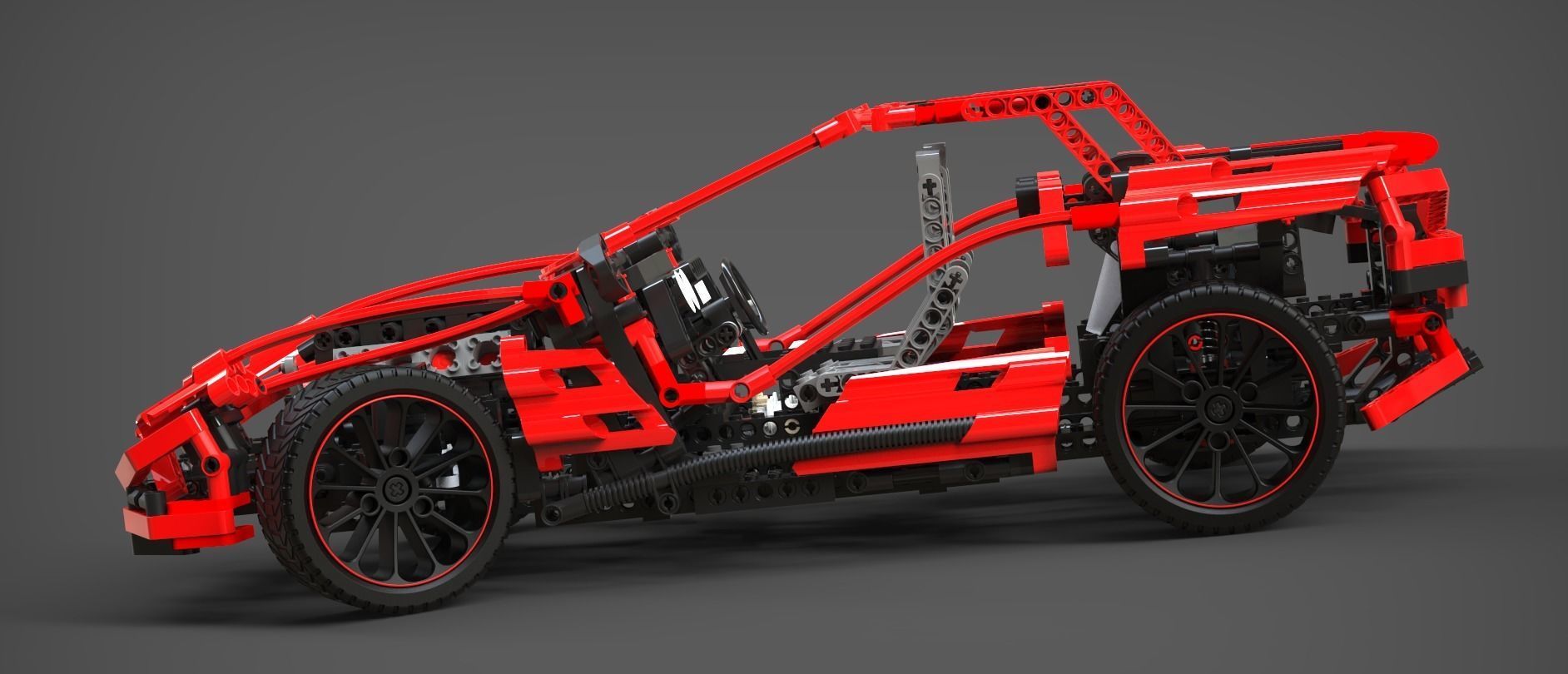 LEGO TECHNIC 8448 Super Street Sensation 3D model_2