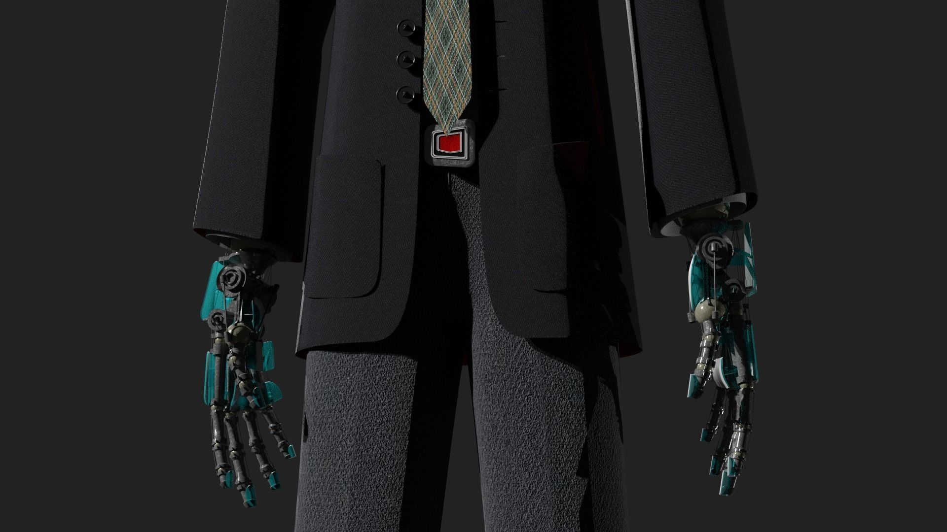 Human Robot 3D model_7