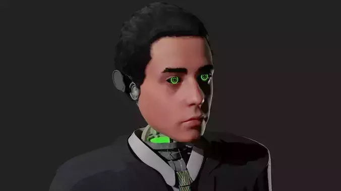 Human Robot 3D model Human Robot 3D model