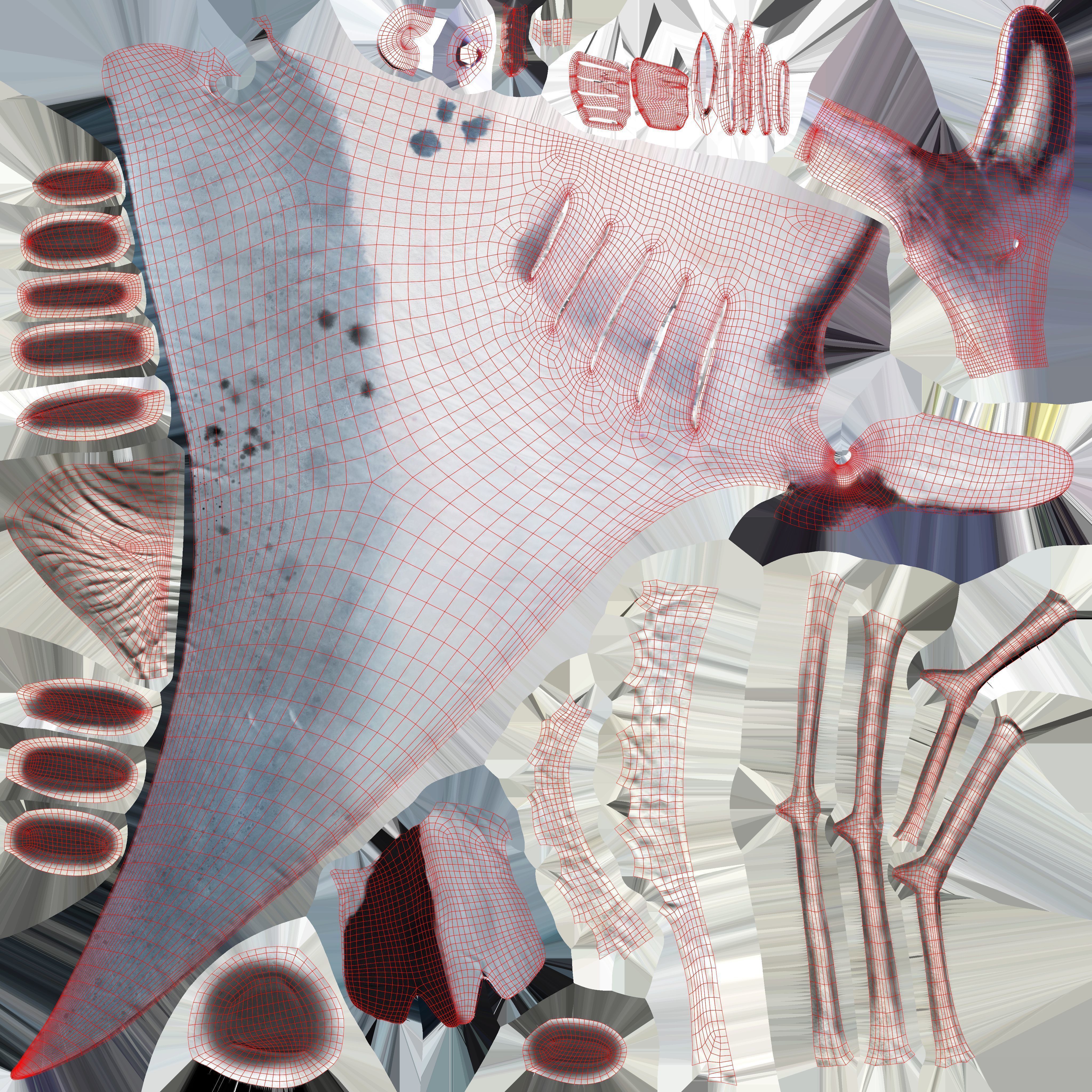 Manta Ray Animated 3D model_17