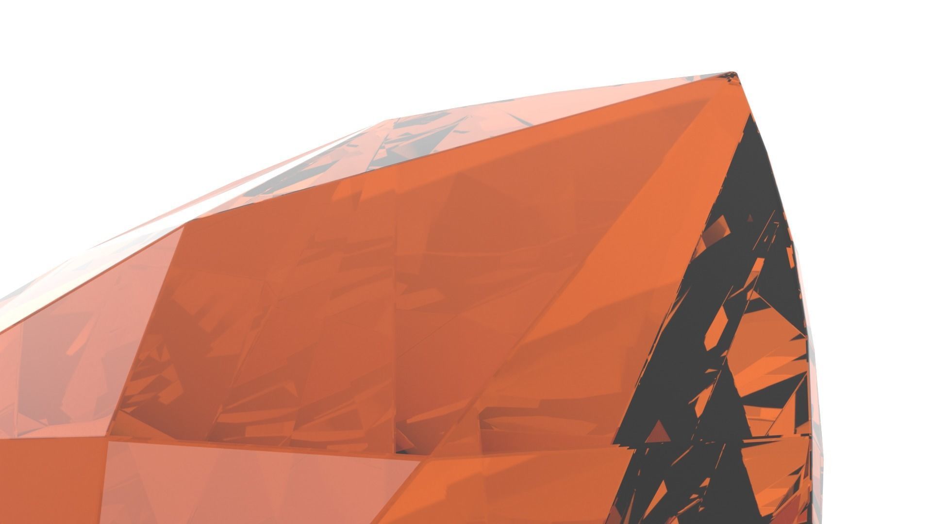 Citrine Gem - Marquise Cut 3D print model_2