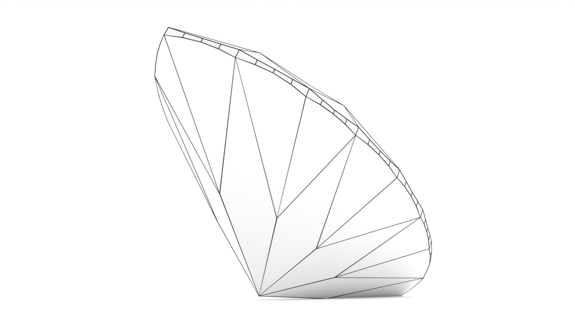 Citrine Gem - Marquise Cut 3D print model_9