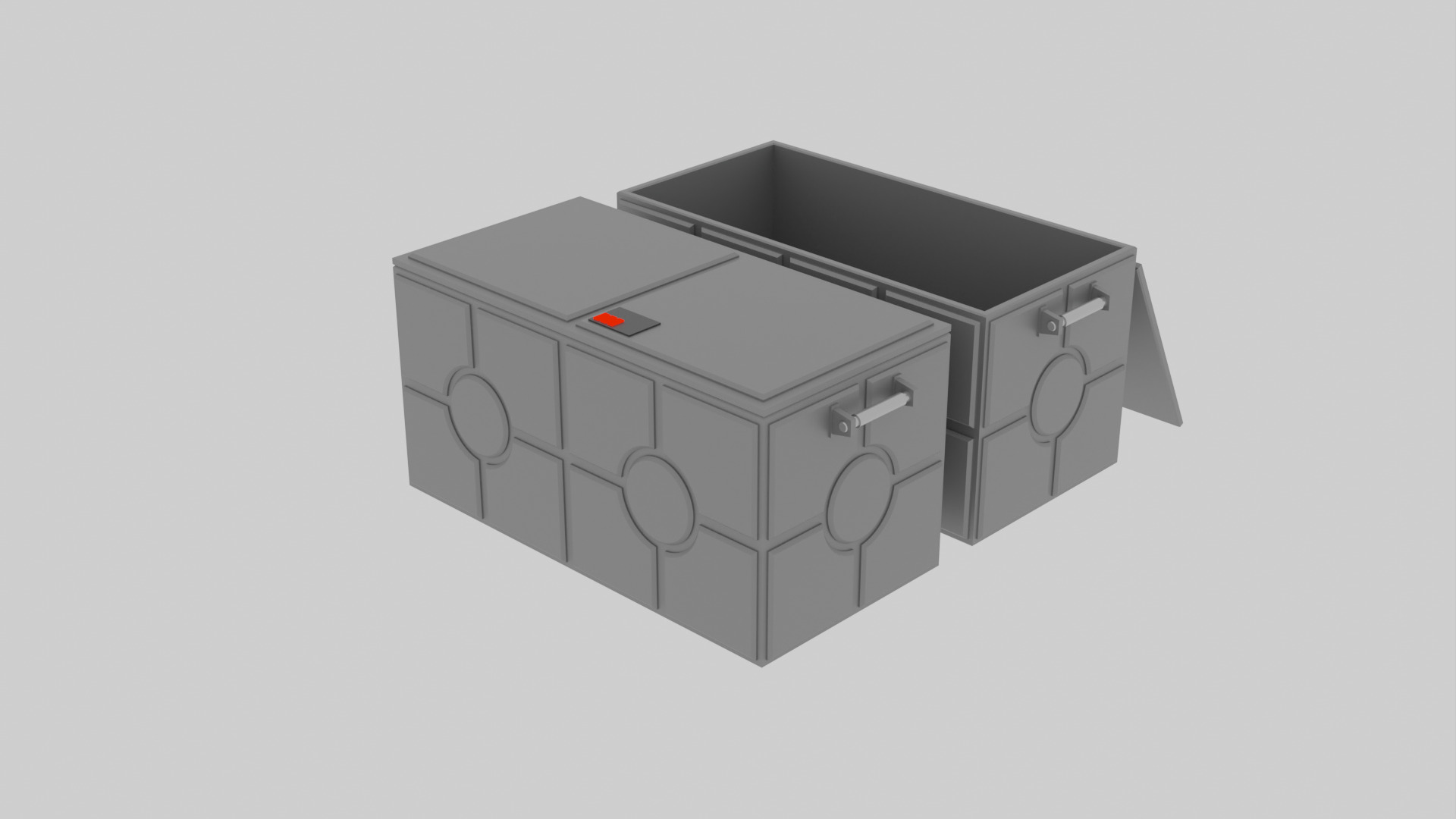 Star Wars Crate-001 Low-poly 3D model_2