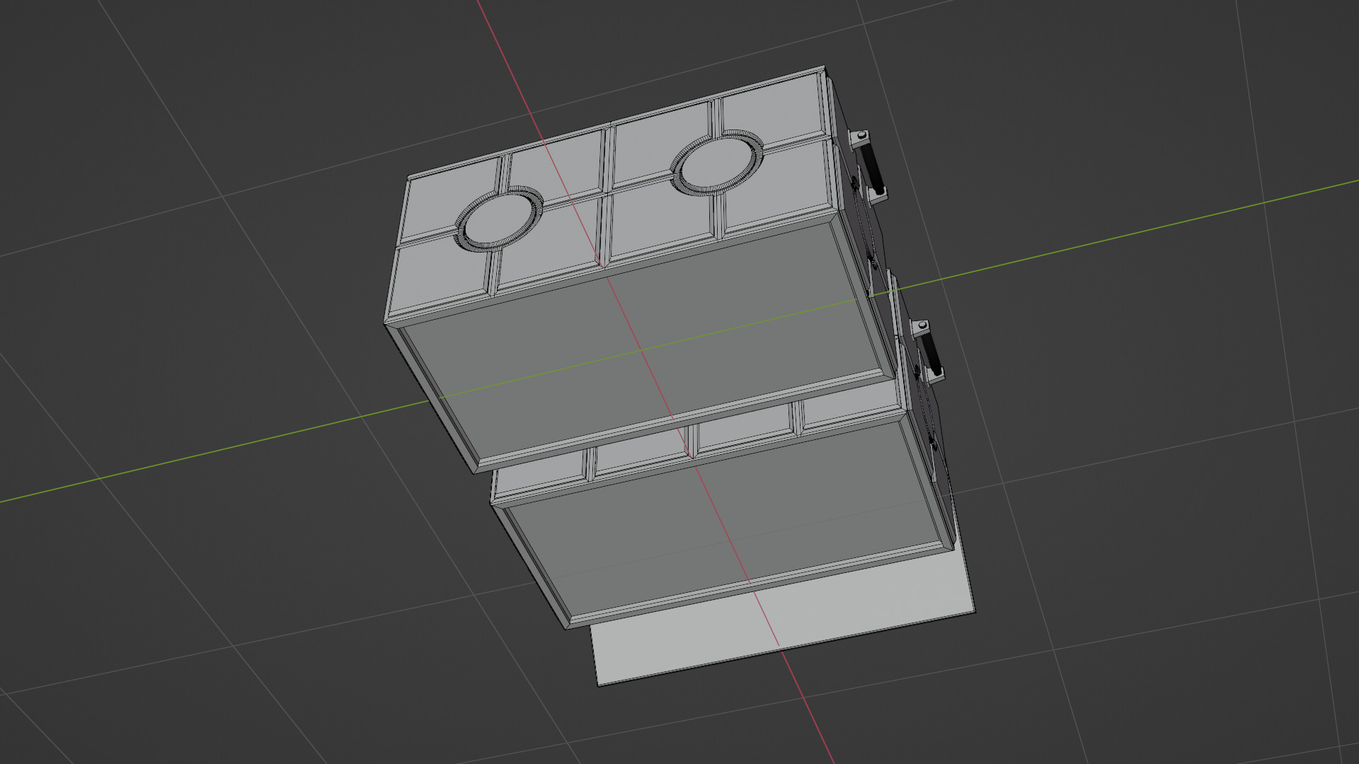 Star Wars Crate-001 Low-poly 3D model_9