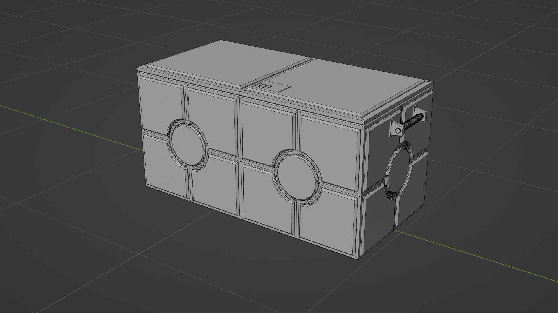Star Wars Crate-001 Low-poly 3D model_1