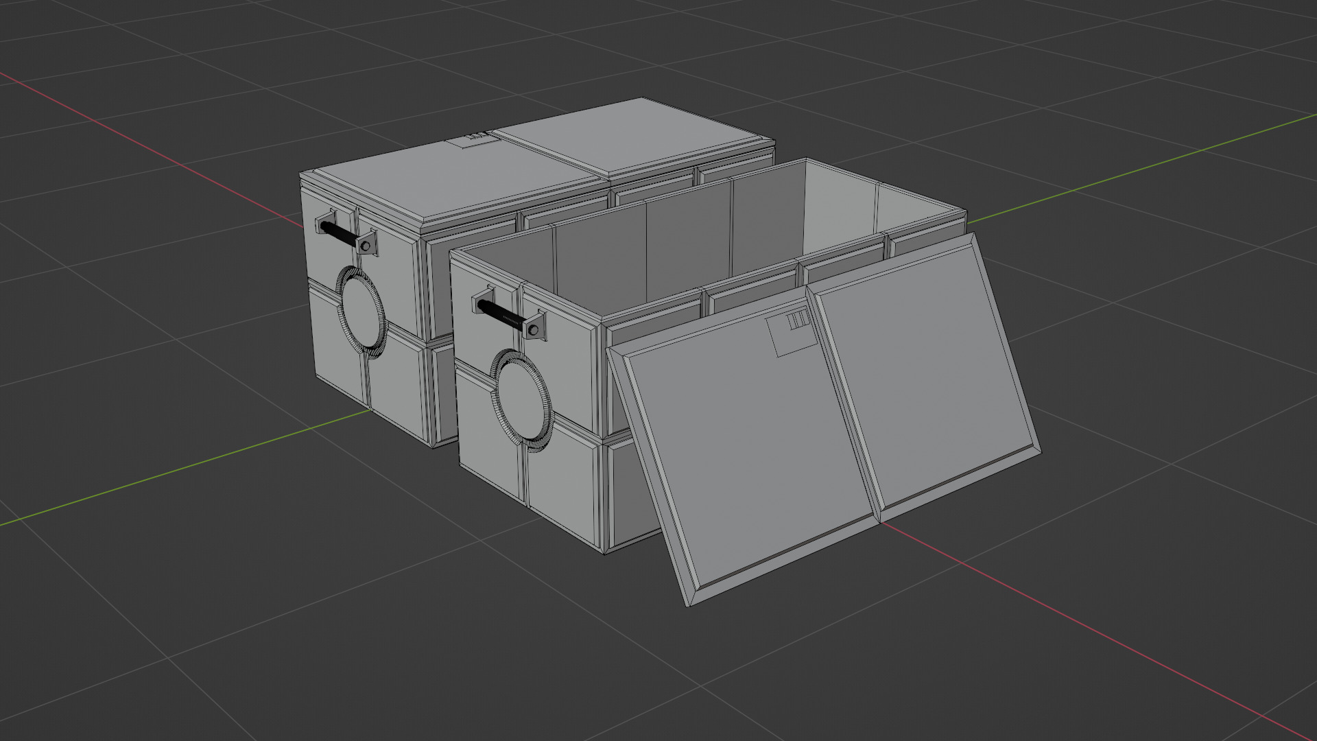 Star Wars Crate-001 Low-poly 3D model_5