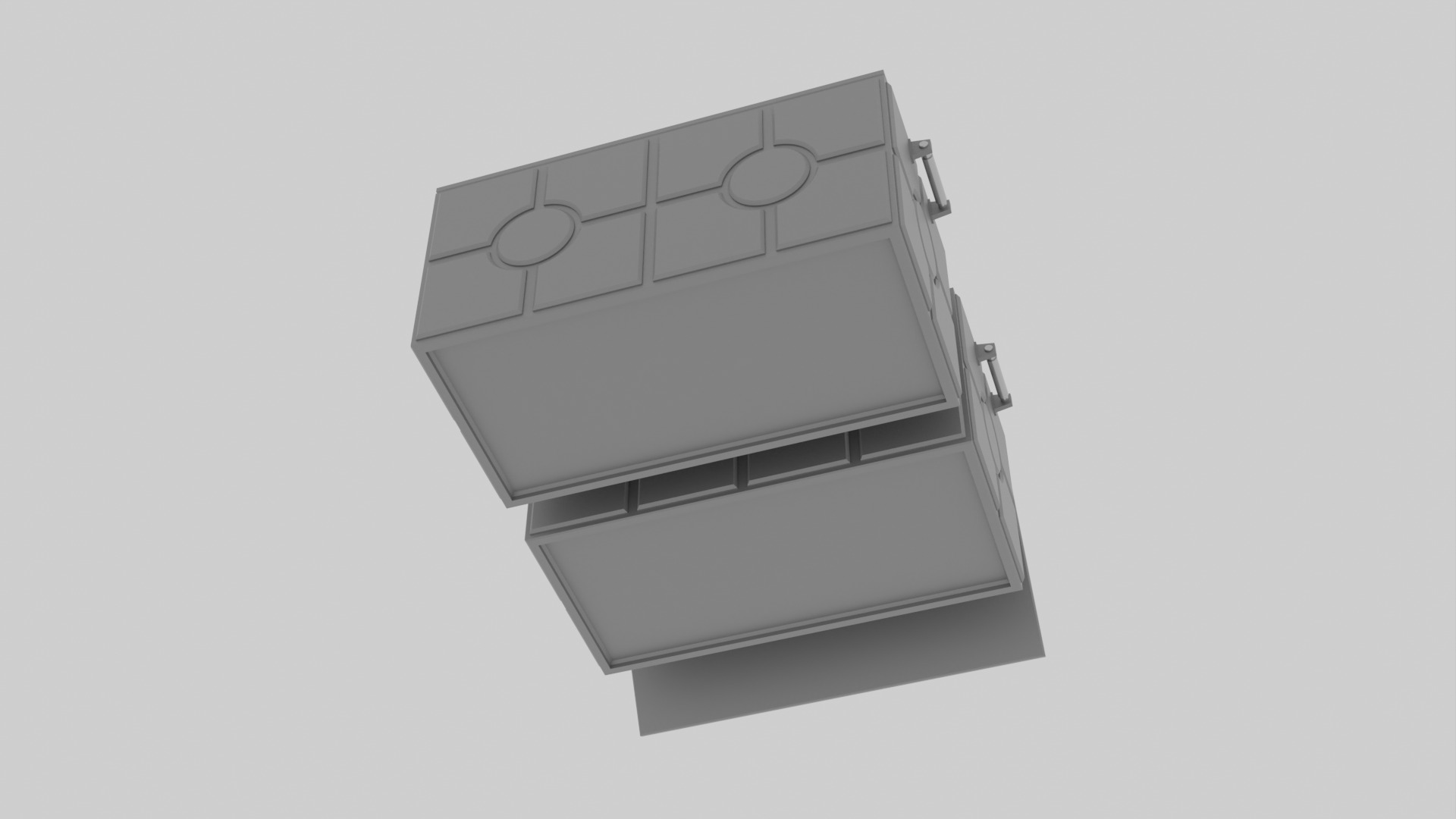 Star Wars Crate-001 Low-poly 3D model_8