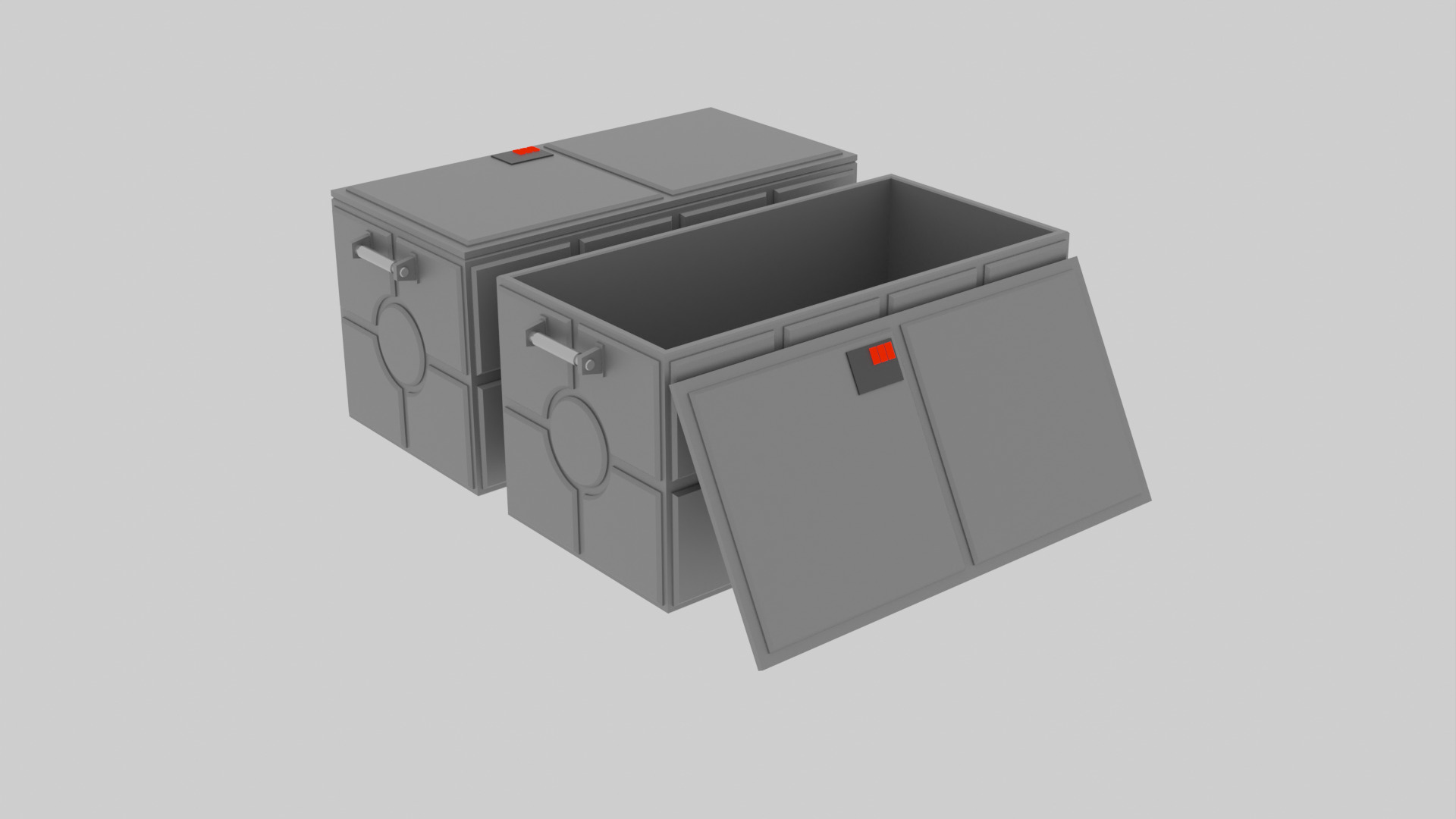 Star Wars Crate-001 Low-poly 3D model_4