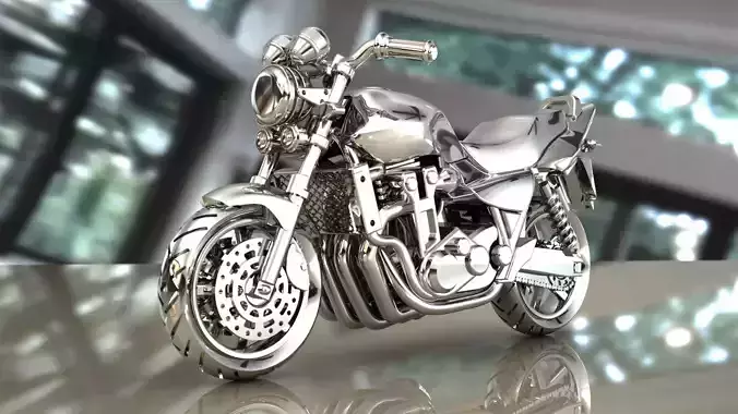motorcycle pendant 3D print model